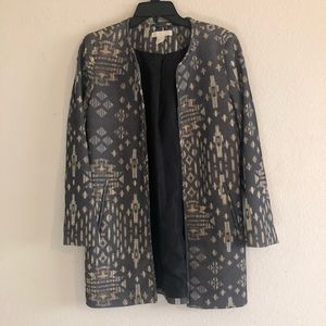 Patterned H&M blazer
